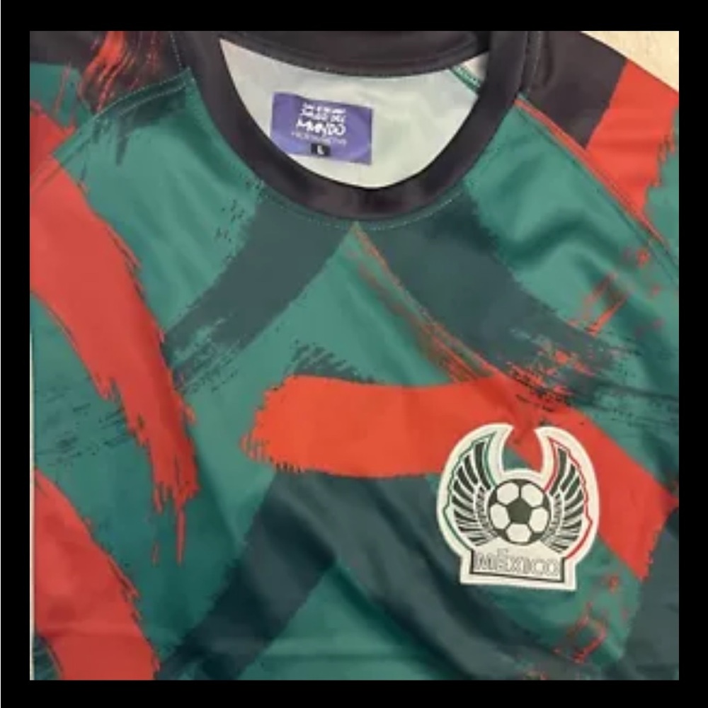 Mens Mexico Soccer Jersey/shirt Large